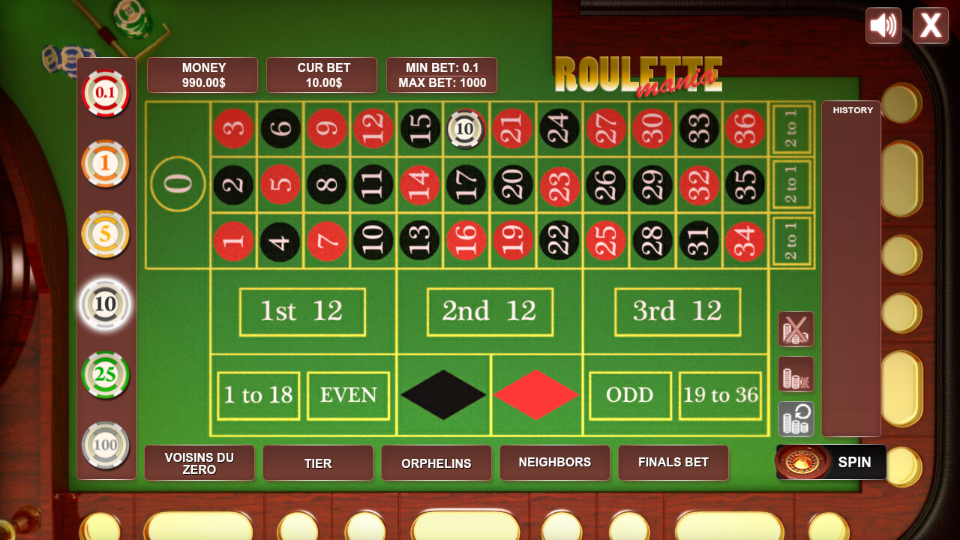 Roulette Mania Ekran Görüntüsü 1