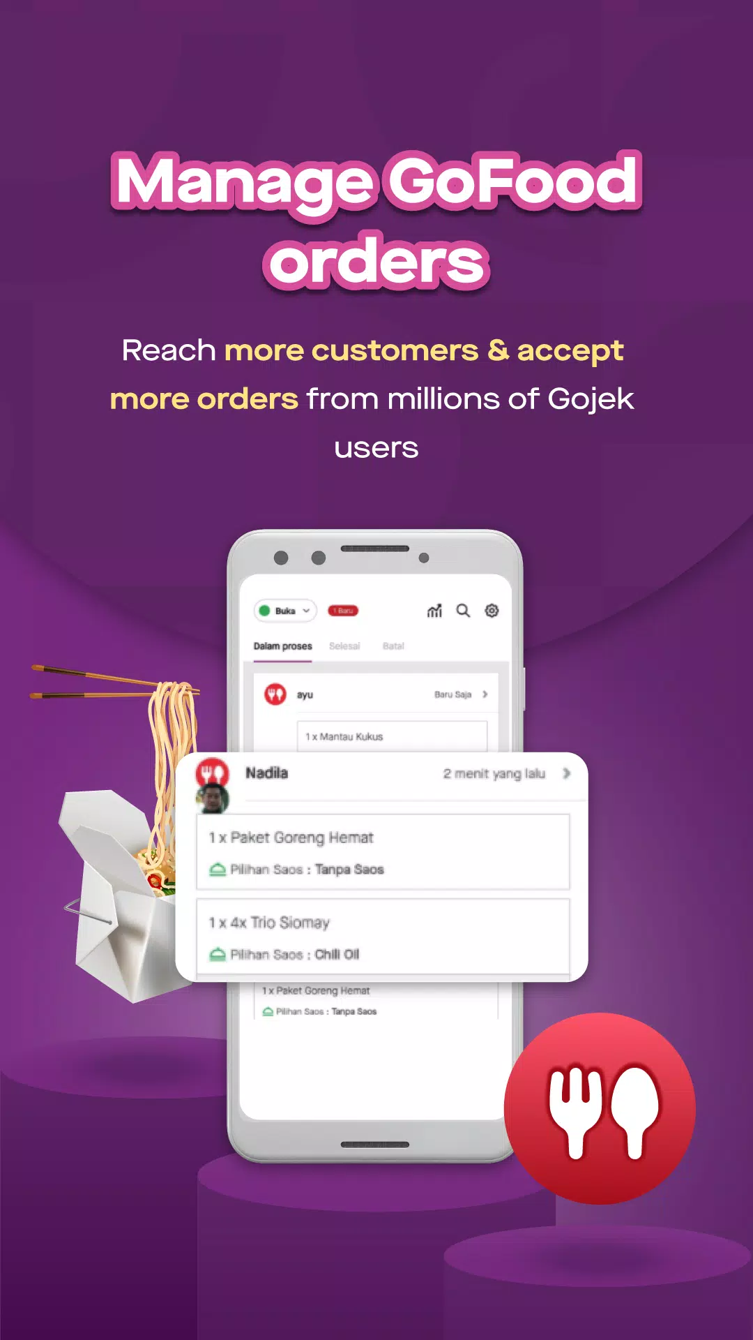 GoBiz - GoFood Merchant App應用截圖第2張