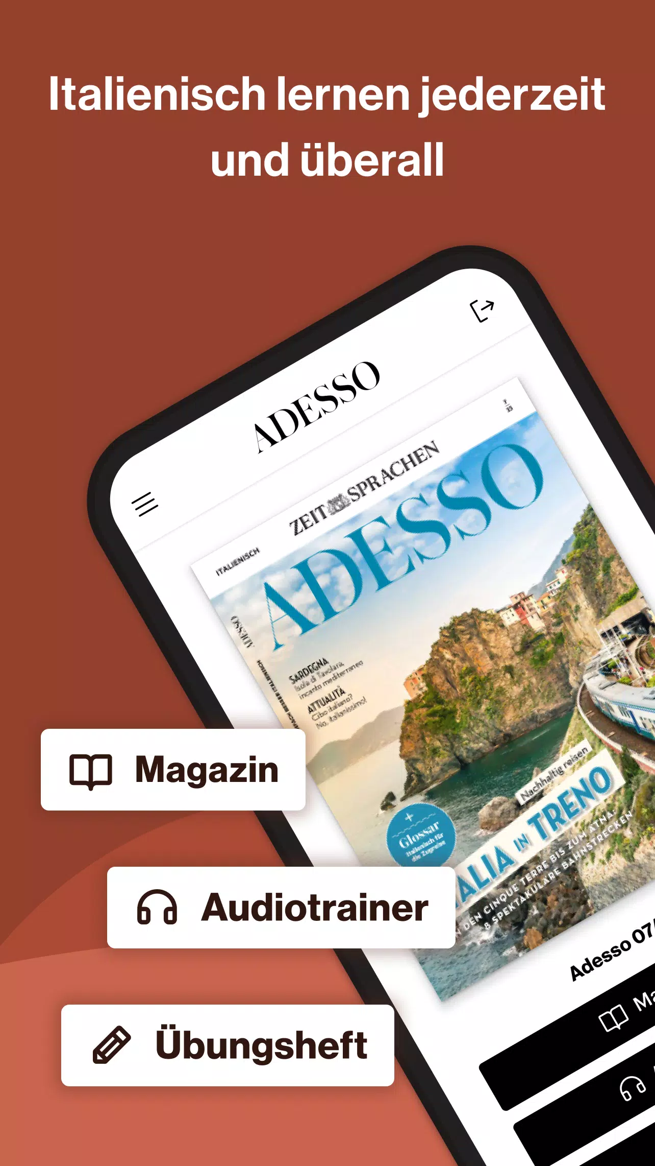 Schermata ADESSO 0