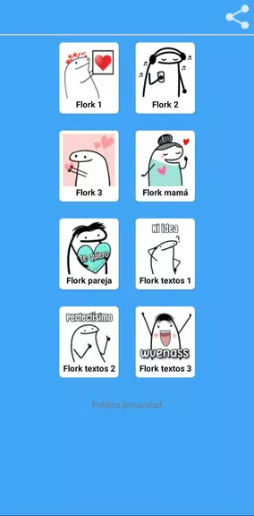 Stickers de flork スクリーンショット 0