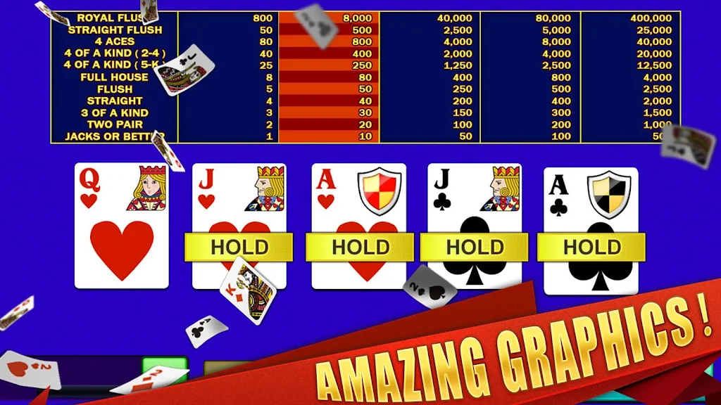 All American & Double Bonus - VIDEO POKER Captura de tela 3