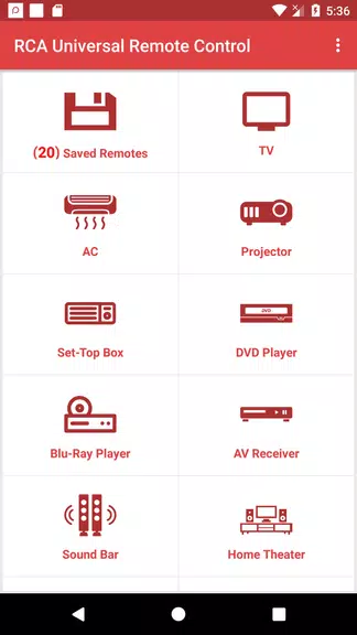 Schermata RCA Universal Remote 0