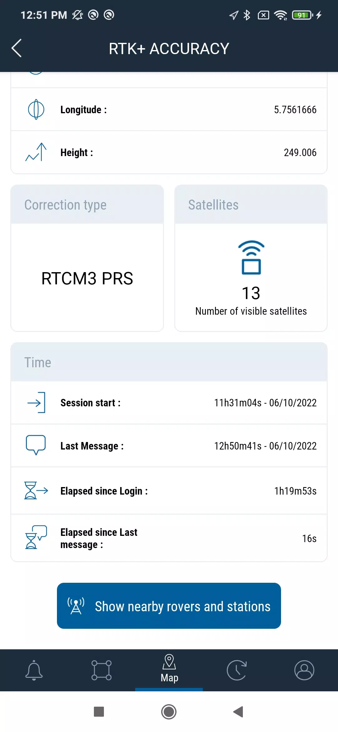 Raven RTK+ ACCURACY ဖန်သားပြင်ဓာတ်ပုံ 3