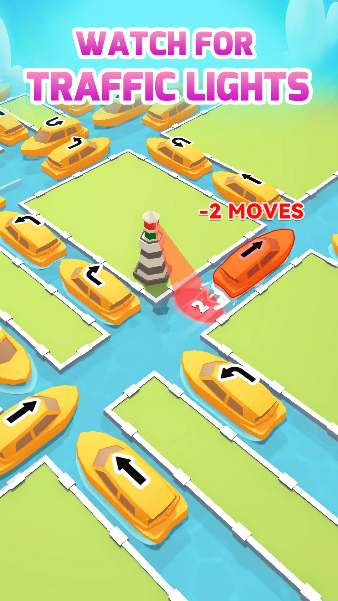 Canal Jam:Traffic Escape Ekran Görüntüsü 2