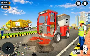 Real Garbage Truck Simulator Captura de pantalla 0