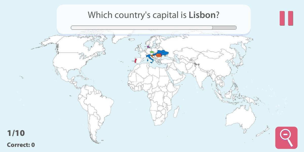 StudyGe－Geografia mundial quiz Captura de tela 3