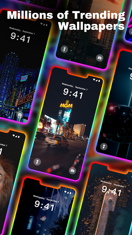 Homescreen: Wallpapers, Themes Schermafbeelding 2