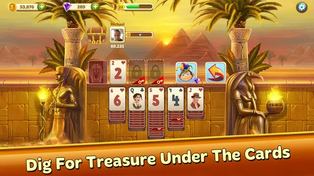 Solitaire Treasure Hunt स्क्रीनशॉट 2