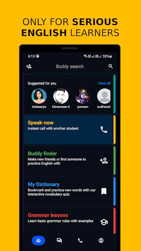 English Buddy - Speaking app ဖန်သားပြင်ဓာတ်ပုံ 0