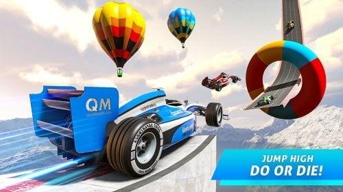 Formula Car Racing Stunts Ramp Schermafbeelding 2