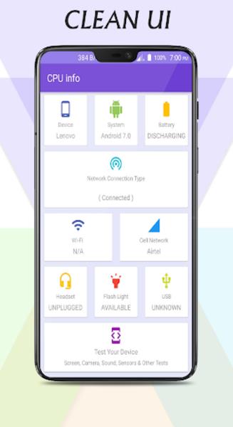 CPU-Z : Device & System info for Android™ 스크린샷 3