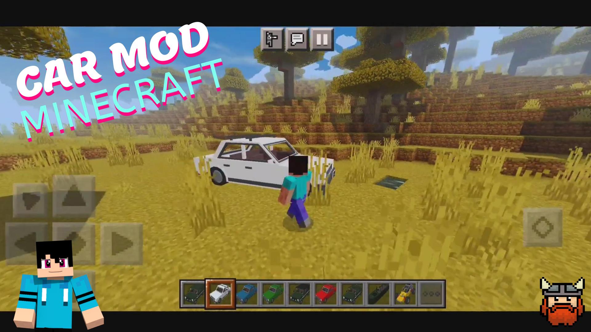 Cars Mod for Minecraft PE Ekran Görüntüsü 1