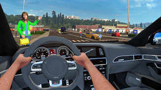 Taxi Driving Simulator Game 3D Tangkapan skrin 0