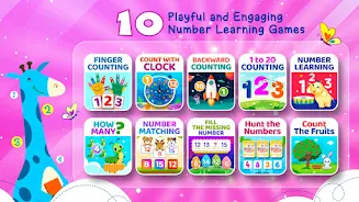 Learn Numbers 123 - Kids Games Schermafbeelding 2