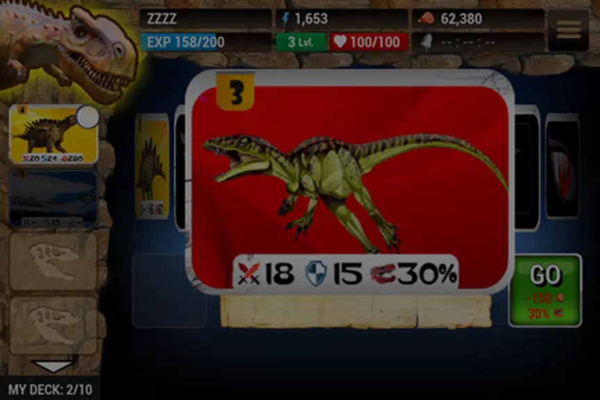Dinosaur Online Card Wars スクリーンショット 2