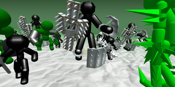 Stickman Simulator: Zombie War Capture d'écran 0
