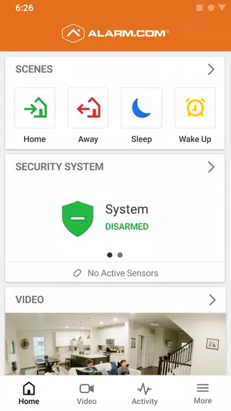 Alarm.com ဖန်သားပြင်ဓာတ်ပုံ 1