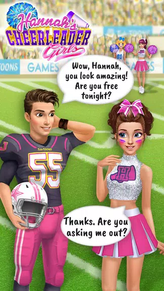 Hannah's Cheerleader Girls Capture d'écran 0