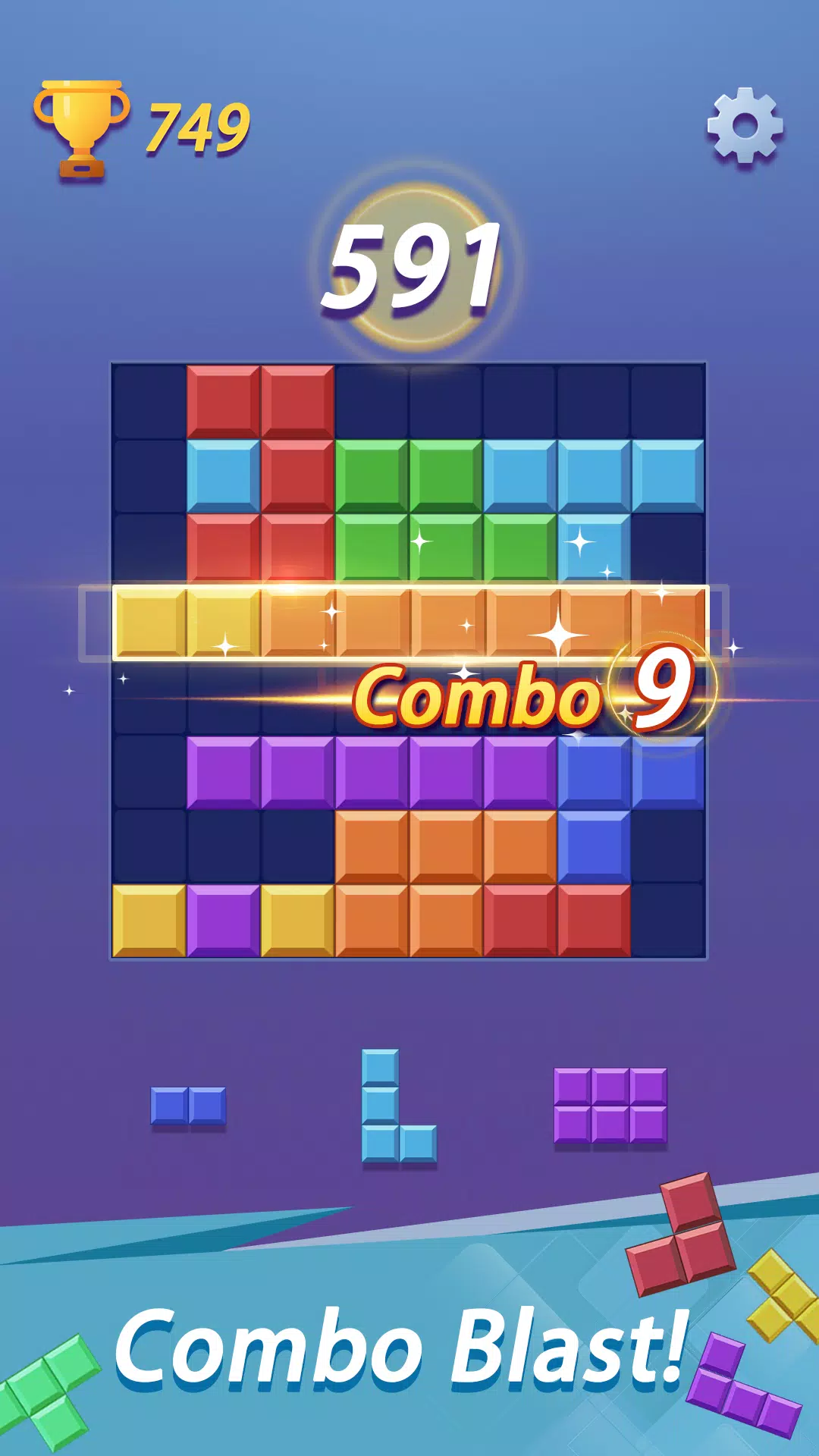 Block Puzzle: Combo Mania! Captura de tela 3