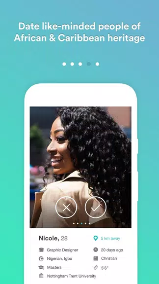 Africlick - African Black Dating & Networking App Capture d'écran 1