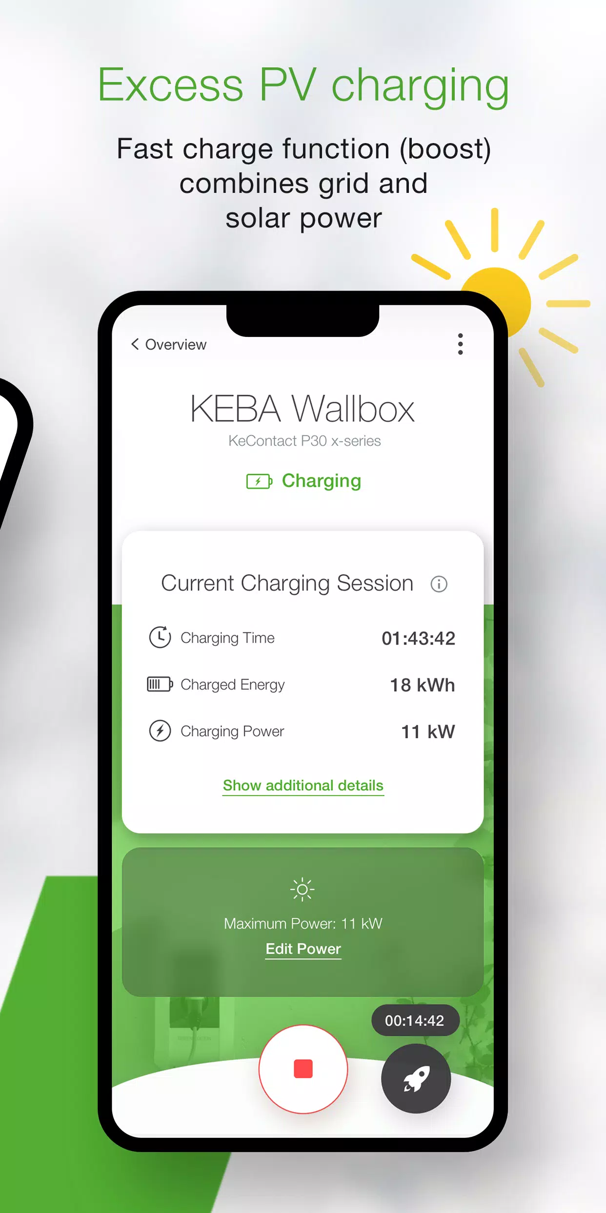 KEBA eMobility App ภาพหน้าจอ 3