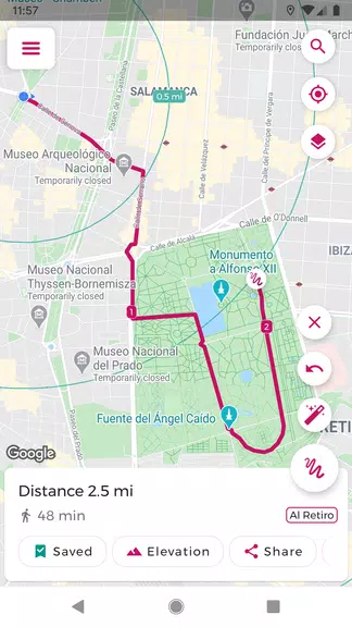 Just Draw It! - Route planner  Screenshot 1