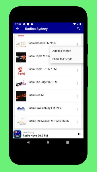 Schermata Radio App Australia: FM Online 2