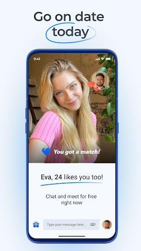 Dating and Chat - iHappy Screenshot 1