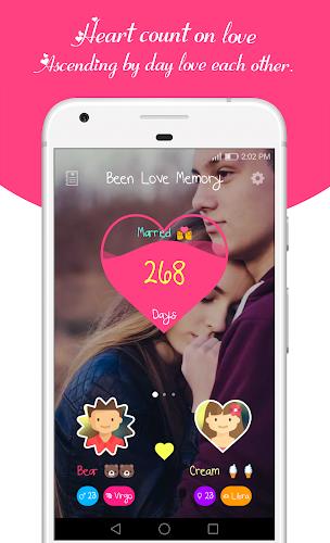 Been Love Memory -Love Counter ภาพหน้าจอ 0