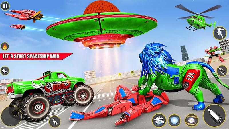 Spaceship Robot Transform Game Screenshot 3