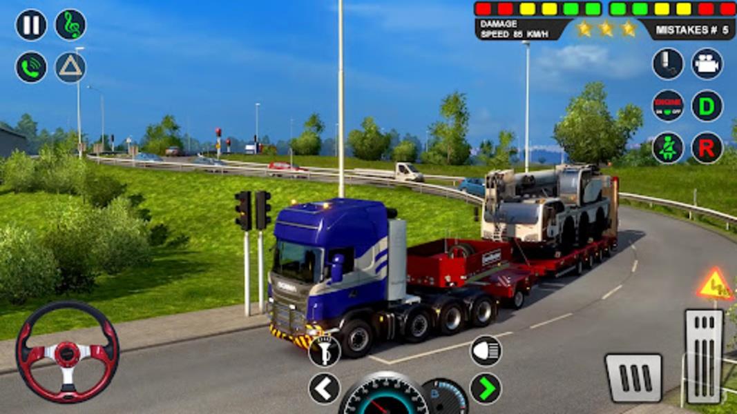 Europe Truck Simulator Driving स्क्रीनशॉट 2