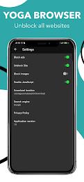 Yoga Anti Block VPN Browser Ekran Görüntüsü 0