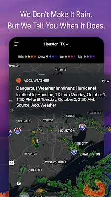 AccuWeather: Weather Radar ဖန်သားပြင်ဓာတ်ပုံ 2