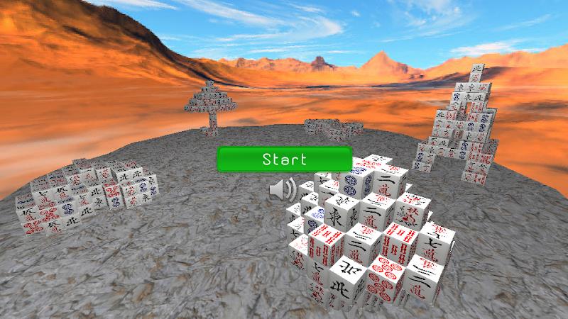 Mahjong Cubic 3D Schermafbeelding 0