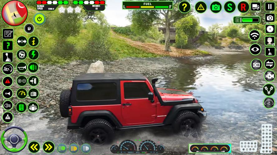 Offroad Jeep Driving Sim 3D Captura de tela 3