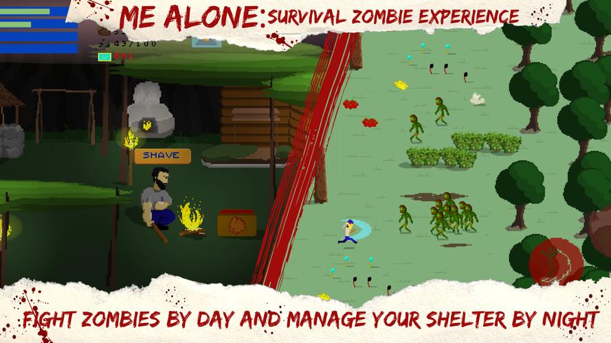 Me Alone: Survival Zombie Expe Ảnh chụp màn hình 0