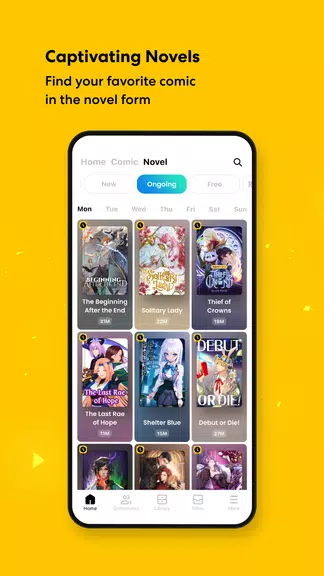 Tapas – Comics and Novels Captura de tela 3
