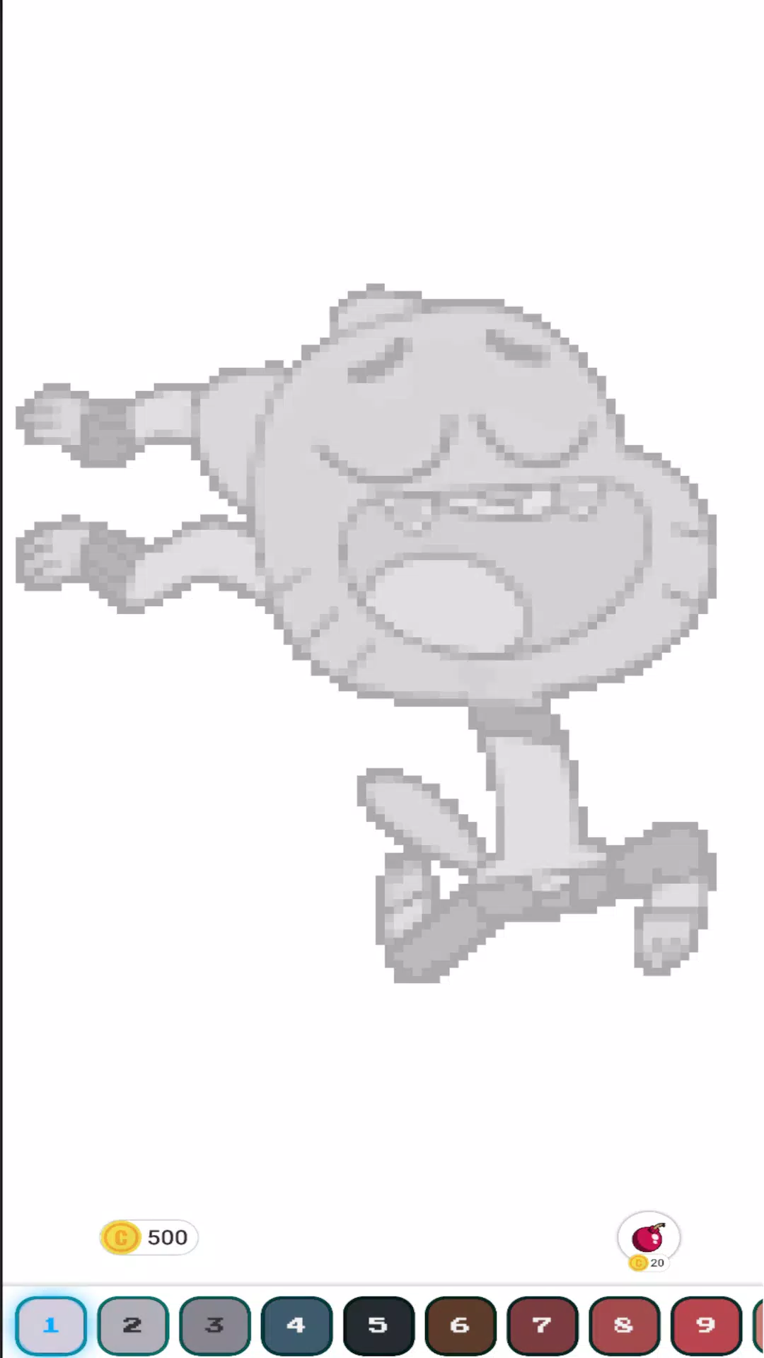 Gumball Pixel Art Coloring スクリーンショット 0