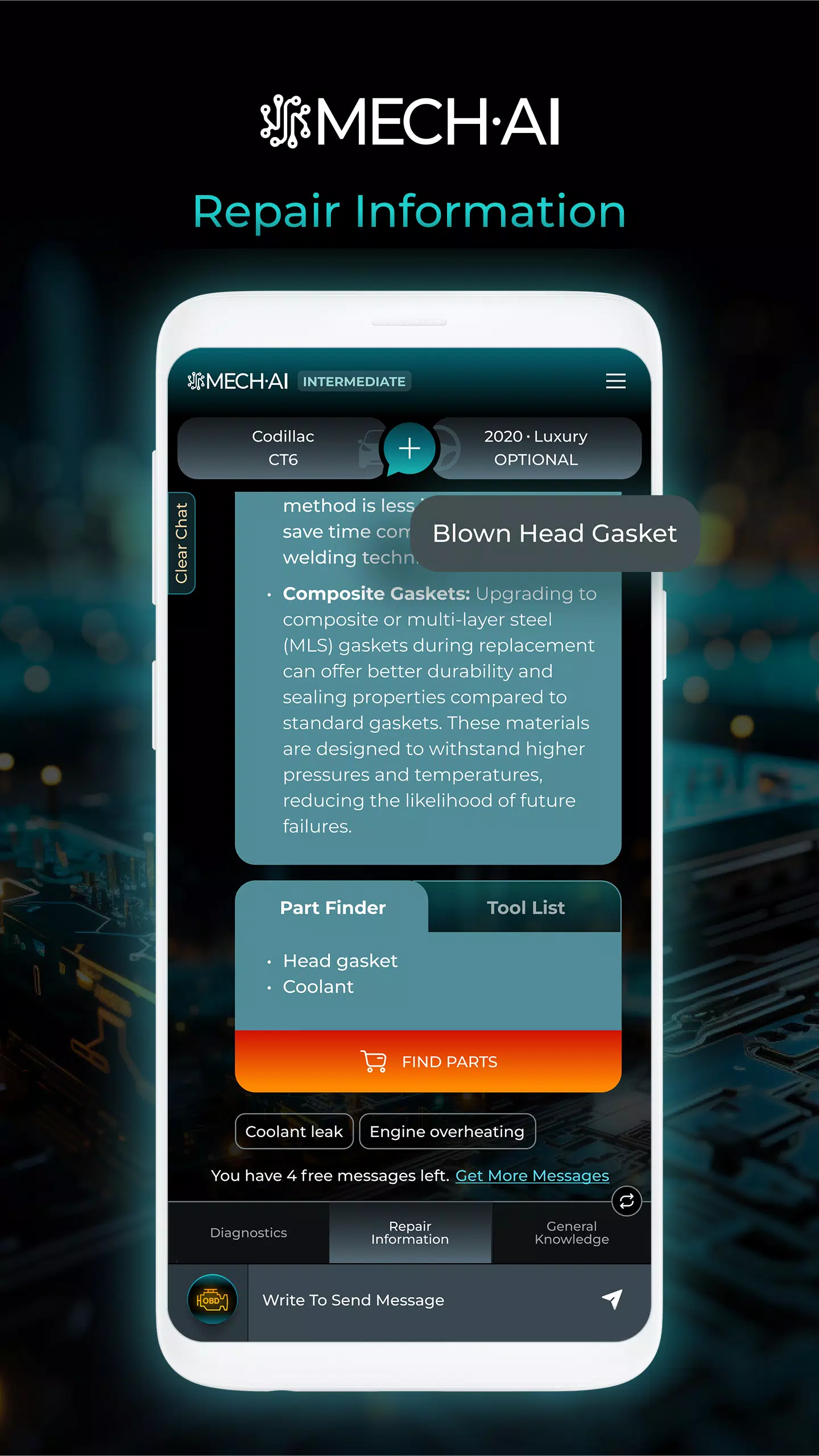 MECH.AI: Diagnostic & Repair Captura de tela 2