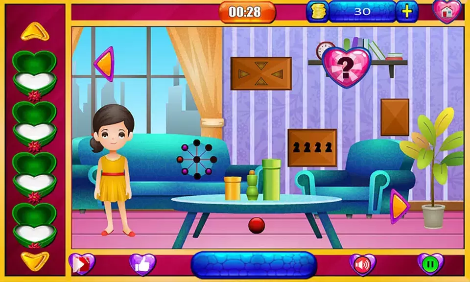 100 Doors Escape - Girl Room Tangkapan skrin 1