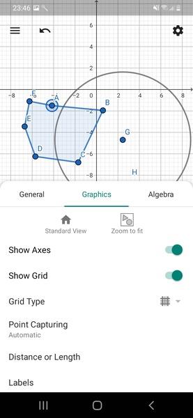 GeoGebra Geometry ဖန်သားပြင်ဓာတ်ပုံ 2