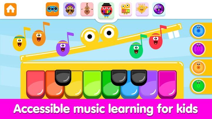 Baby Piano Game For Kids Music Ekran Görüntüsü 0