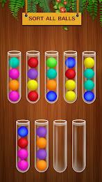 Ball Sort Woody Puzzle Game 스크린샷 1