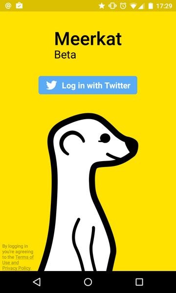 Meerkat Unofficial Captura de pantalla 1