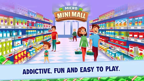 Mini Micro Mall - Tycoon Game স্ক্রিনশট 1