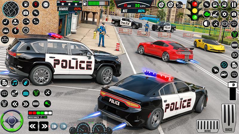 US Police Car Parking - King スクリーンショット 1