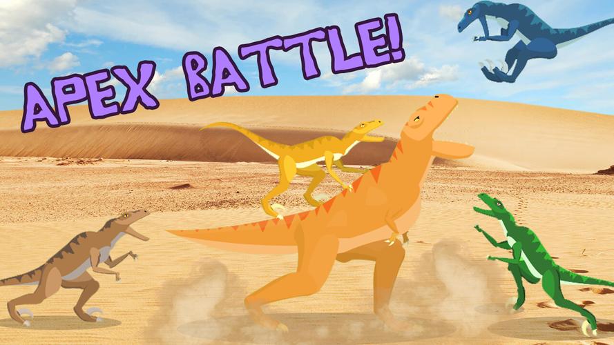 T-Rex Fights Raptors スクリーンショット 0