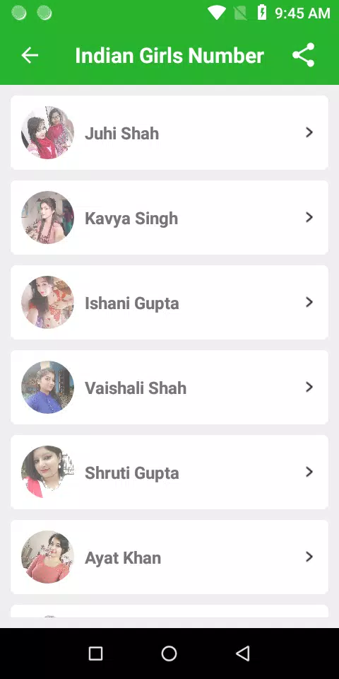 Schermata Girls Phone Number for Chat 0