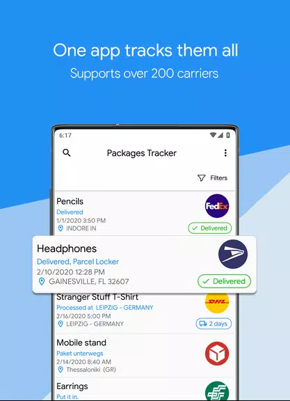 Packages Tracker应用截图第0张