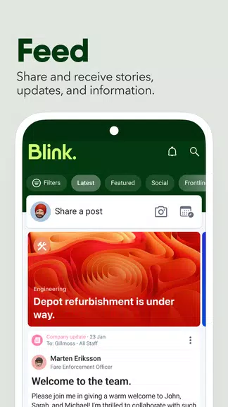 Blink - The Frontline App Captura de pantalla 2
